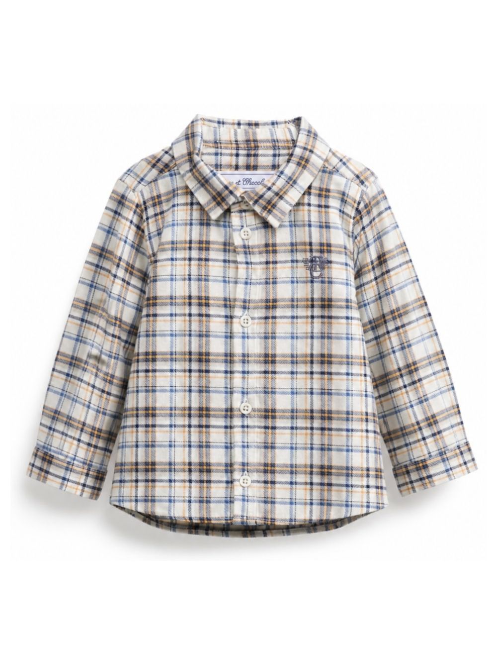 Camicia per neonato Tartine & Choccolat Kids beige con motivo a quadri CD12061 13 TArtine & Chocolat KIDS 