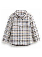 Camicia per neonato Tartine & Choccolat Kids beige con motivo a quadri CD12061 13 TArtine & Chocolat KIDS 