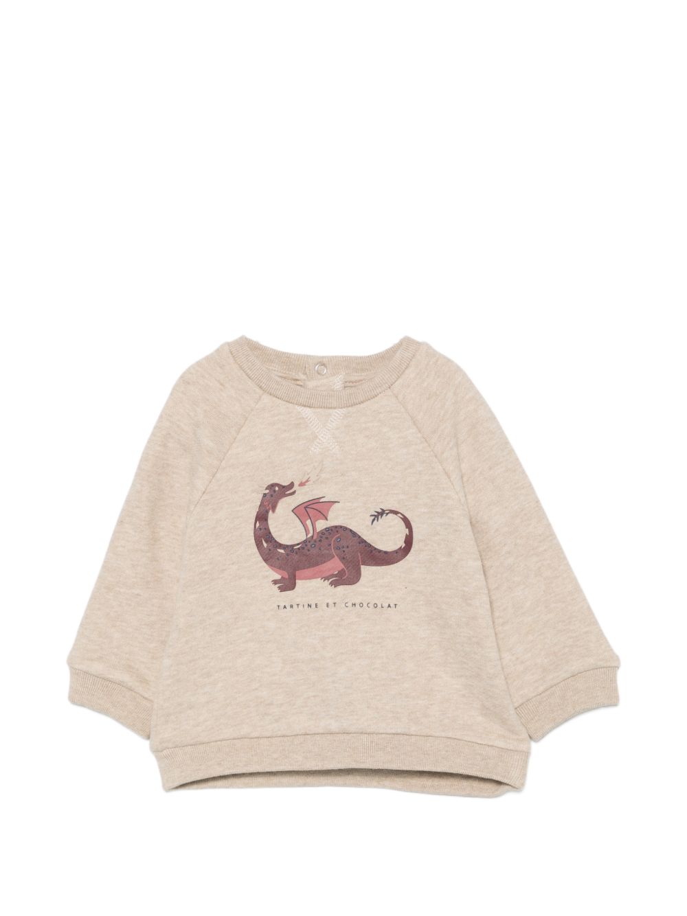 Felpa per neonato Tartine Et Chocolat beige con stampa grafica CD15001 17 TArtine & Chocolat KIDS 