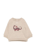 Felpa per neonato Tartine Et Chocolat beige con stampa grafica CD15001 17 TArtine & Chocolat KIDS 