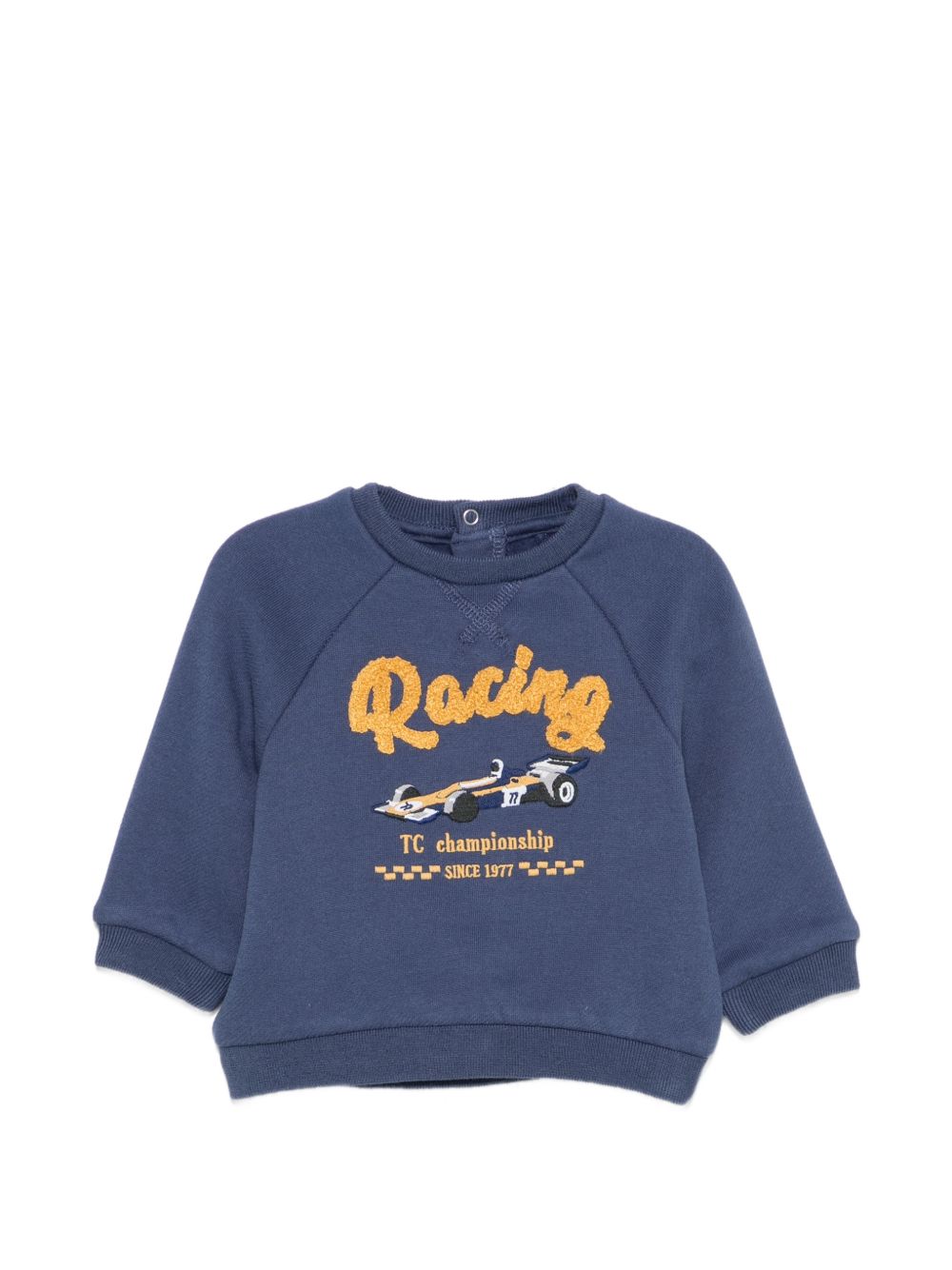 Felpa per neonato Tartine Et Chocolat blu con ricamo sul davanti CD15001 46 TArtine & Chocolat KIDS 