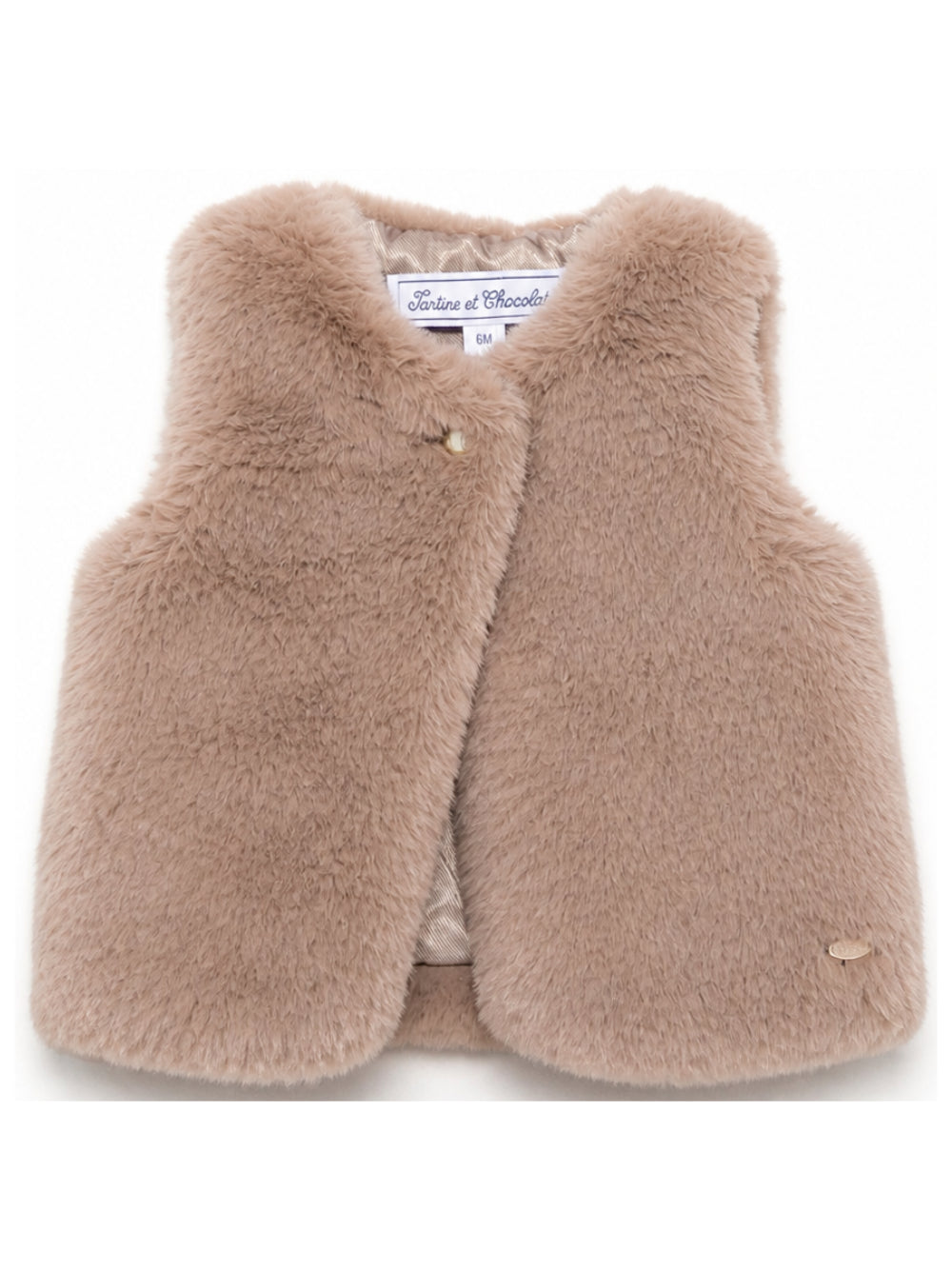 Gilet per neonata Tartine Et Chocolat beige con bottoni CD16001 68 TArtine & Chocolat KIDS 