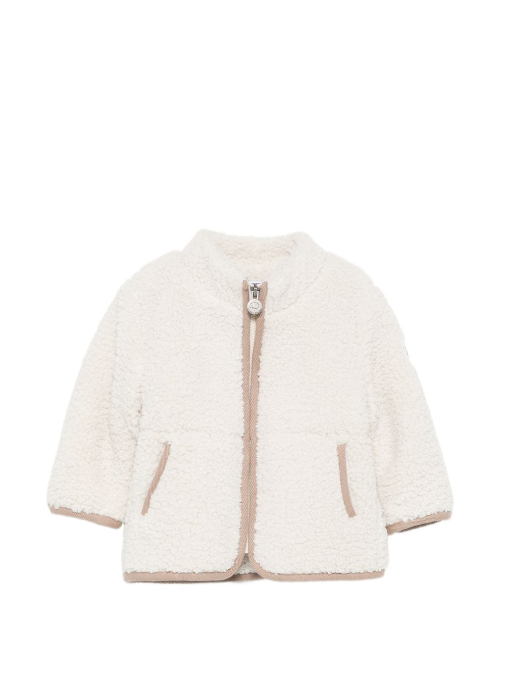 Giacca per neonato Tartine Et Chocolat bianco in pile con zip CD17001 61 TArtine & Chocolat KIDS 