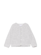 Cardigan per neonati Tartine Et Chocolat grigio in maglia con bottoni CD18010 20 TArtine & Chocolat KIDS 