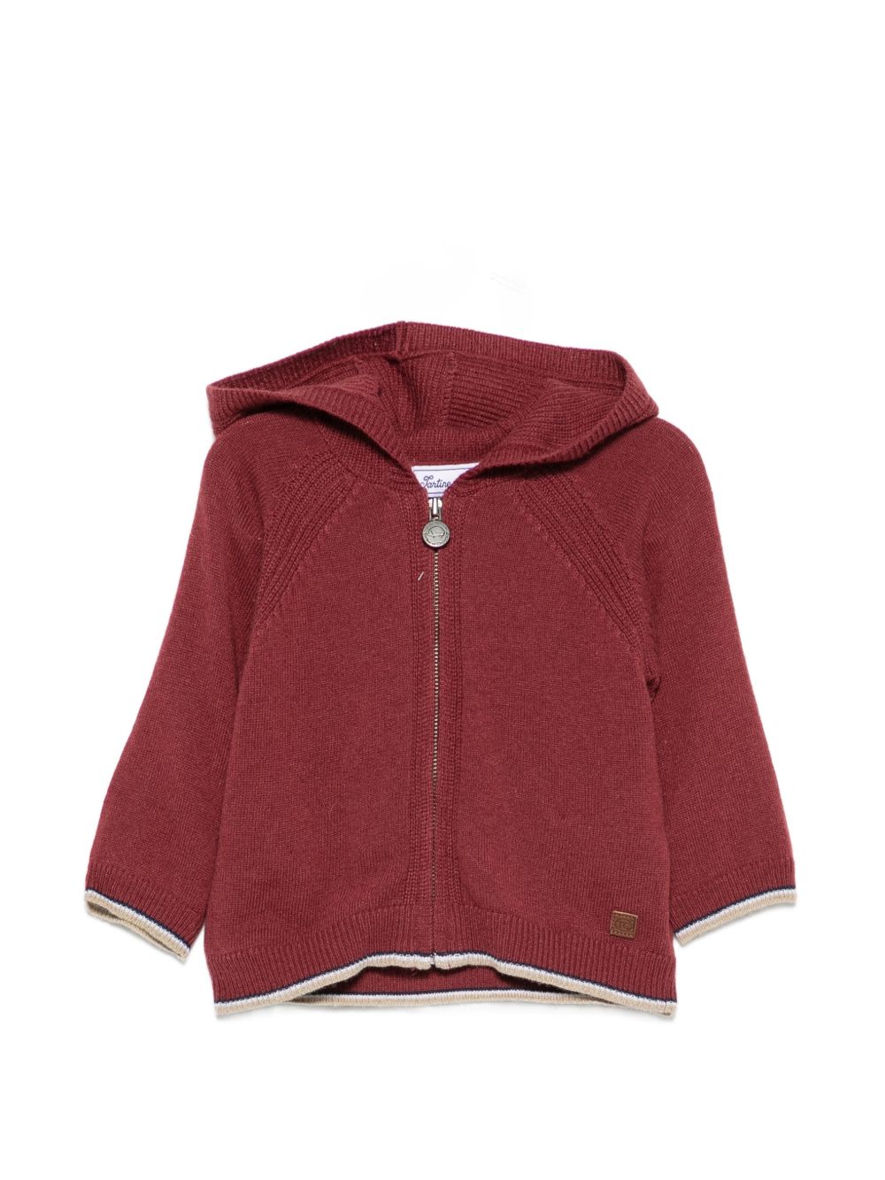 Maglione per neonato Tartine Et Chocolat bordeaux con bordi a contrasto CD18011 39 TArtine & Chocolat KIDS 