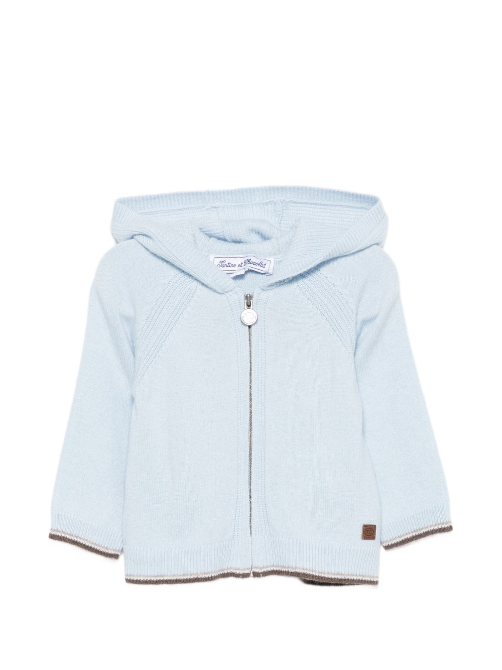 Maglione per neonato Tartine Et Chocolat azzurro con bordi a contrasto CD18011 40 TArtine & Chocolat KIDS 