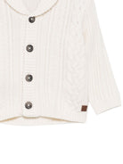 Cardigan per neonato Tartine Et Chocolat bianco con collo a scialle CD18021 13 TArtine & Chocolat KIDS 