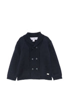 Cardigan per neonato Tartine Et Chocolat blu doppiopetto con scollo a scialle CD18031 04 TArtine & Chocolat KIDS 