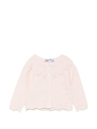 Cardigan per neonata Tartine Et Chocolat rosa con orlo a smerlo CD18061 30 TArtine & Chocolat KIDS 