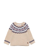 Maglione per neonato Tartine Et Chocolat beige Fair Isle con bottoni CD18071 17 TArtine & Chocolat KIDS 