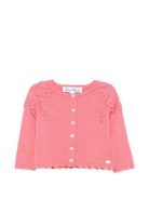 Cardigan per neonata Tartine Et Chocolat rosa con orlo a smerlo CD18141 34 TArtine & Chocolat KIDS 