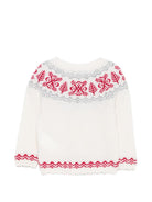 Maglione per neonata Tartine Et Chocolat bianco con ricamo CD18181 13 TArtine & Chocolat KIDS 