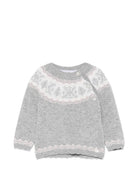 Maglione per neonata Tartine Et Chocolat grigio con orlo a smerlo CD18181 22 TArtine & Chocolat KIDS 