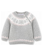 Maglione per neonata Tartine Et Chocolat grigio con orlo a smerlo CD18181 22 TArtine & Chocolat KIDS 
