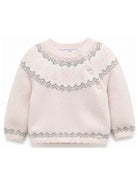 Maglione per neonata Tartine Et Chocolat rosa con orlo a smerlo CD18181 30 TArtine & Chocolat KIDS 
