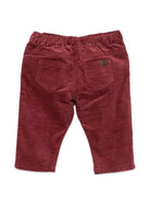 Pantaloni per neonato Tartine Et Chocolat bordeaux a coste CD22031 39 TArtine & Chocolat KIDS 
