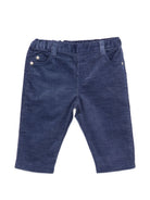 Pantaloni per neonato Tartine Et Chocolat blu a coste CD22031 46 TArtine & Chocolat KIDS 