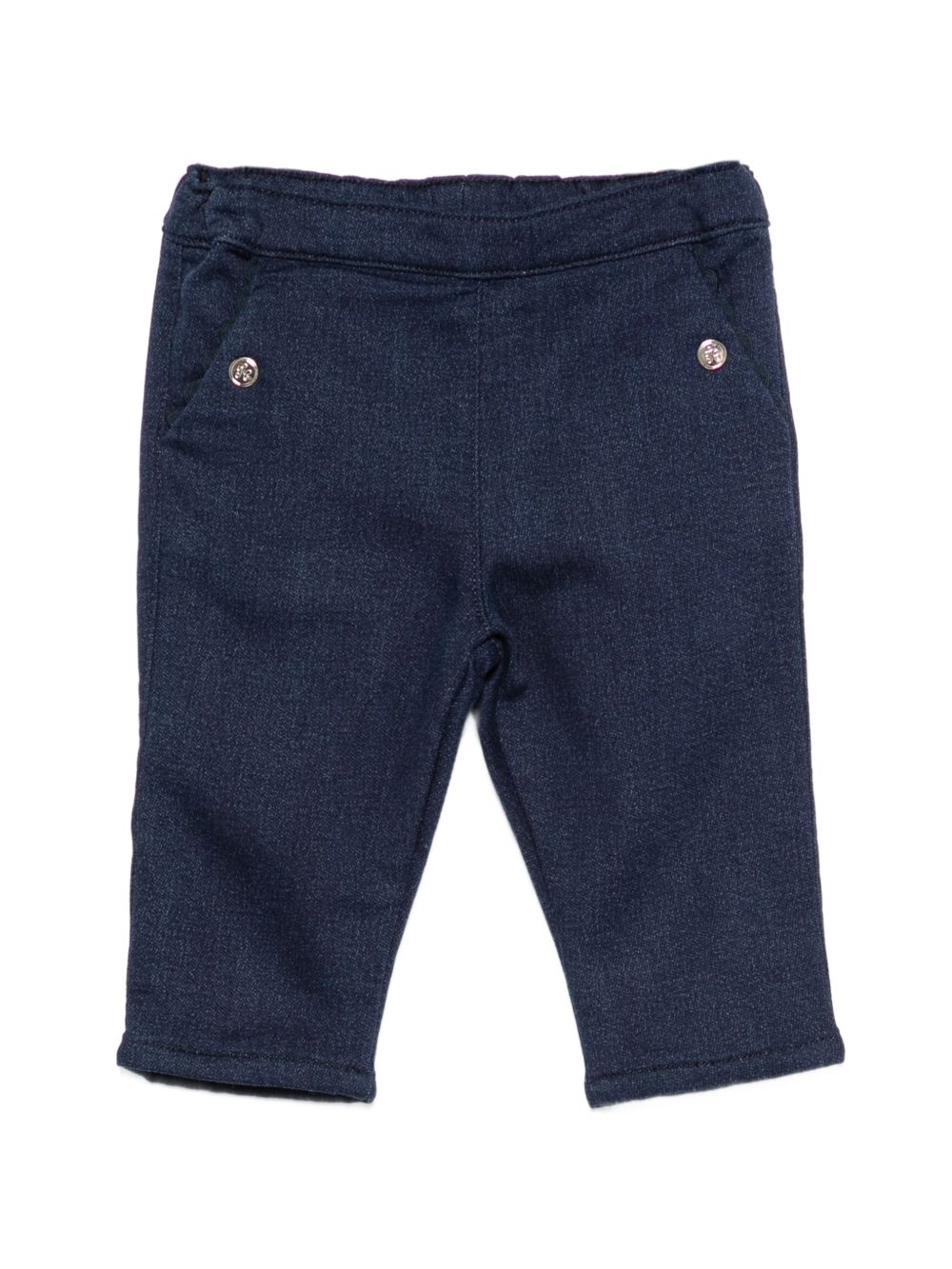 Jeans per neonata Tartine Et Chocolat in denim con ruches CD22061 04 TArtine & Chocolat KIDS 