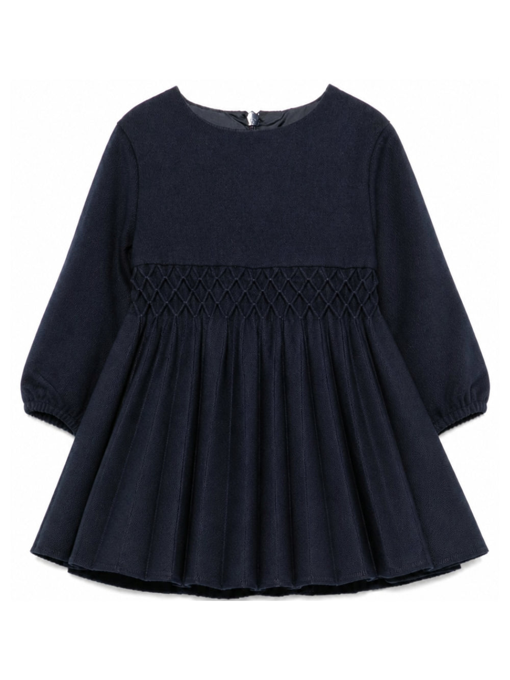Abito per neonata Tartine Et Chocolat blu con motivo plissettato CD30001 04 TArtine & Chocolat KIDS 