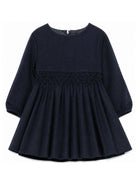 Abito per neonata Tartine Et Chocolat blu con motivo plissettato CD30001 04 TArtine & Chocolat KIDS 