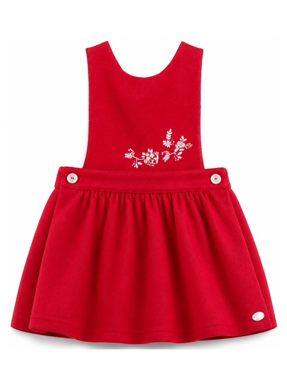 Abito per neonata Tartine Et Chocolat rosso con ricamo CD30311 03 TArtine & Chocolat KIDS 