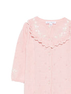 Tutina per neonata Tartine Et Chocolat rosa con rifiniture a volant e ricamo floreale CD32000 32 TArtine & Chocolat KIDS 