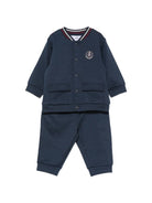 Tuta sportiva per neonato Tartine Et Chocolat blu con applicazione logo CD35001 04 TArtine & Chocolat KIDS 