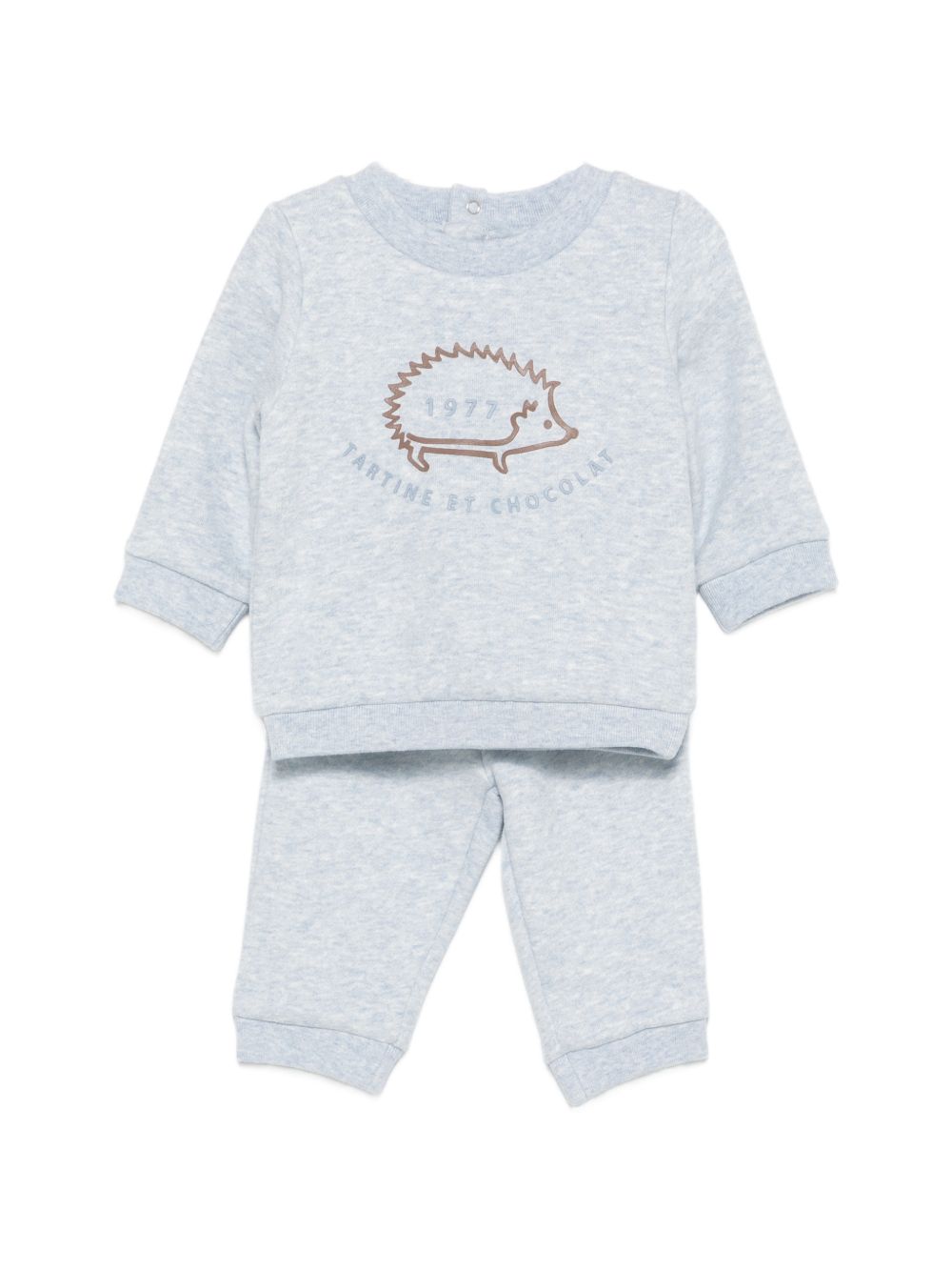 Completo per neonato Tartine Et Chocolat azzurro con stampa riccio CD35061 40 TArtine & Chocolat KIDS 