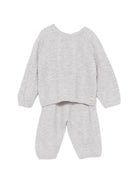 Set cardigan e pantaloni per neonato Tartine Et Chocolat grigio in maglia a trecce CD36030 20 TArtine & Chocolat KIDS 