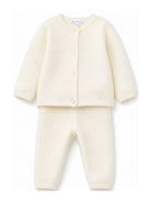 Set due pezzi per neonati Tartine & Chocolat Kids bianco con design lavorato a maglia CD36070 13 TArtine & Chocolat KIDS 