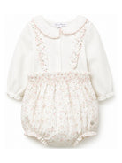 Set blusa e tutina per neonata Tartine Et Chocolat Kids bianco con colletto alla Peter Pan CD37000 13 TArtine & Chocolat KIDS 