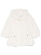 Cappotto per neonata Tartine Et Chocolat Kids bianca in pelliccia sintetica CD44001 13 TArtine & Chocolat KIDS 