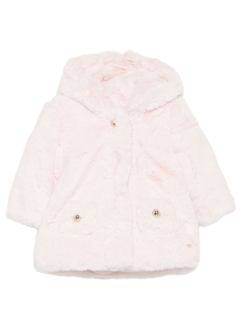 Cappotto per neonata Tartine Et Chocolat Kids rosa in pelliccia sintetica CD44001 30 TArtine & Chocolat KIDS 