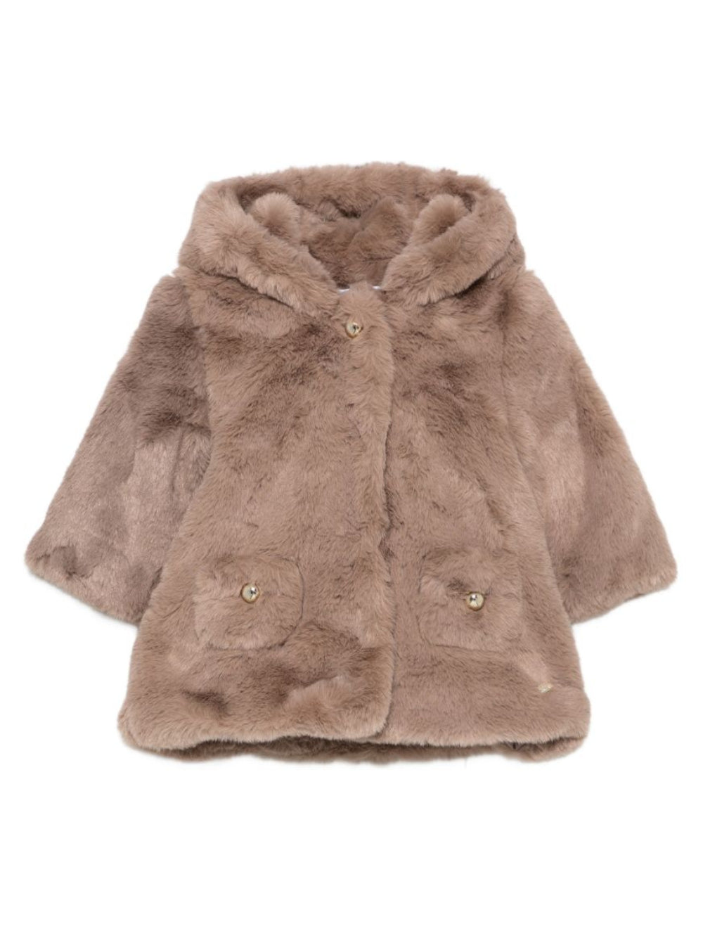 Cappotto per neonata Tartine Et Chocolat Kids marrone in pelliccia sintetica CD44001 68 TArtine & Chocolat KIDS 
