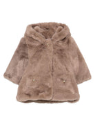 Cappotto per neonata Tartine Et Chocolat Kids marrone in pelliccia sintetica CD44001 68 TArtine & Chocolat KIDS 