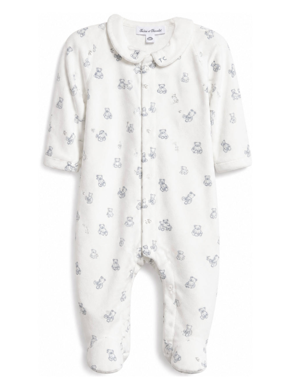 Tutina per neonati Tartine Et Chocolat Kids bianca con stampa Teddy Bear CD54030 13 TArtine & Chocolat KIDS 