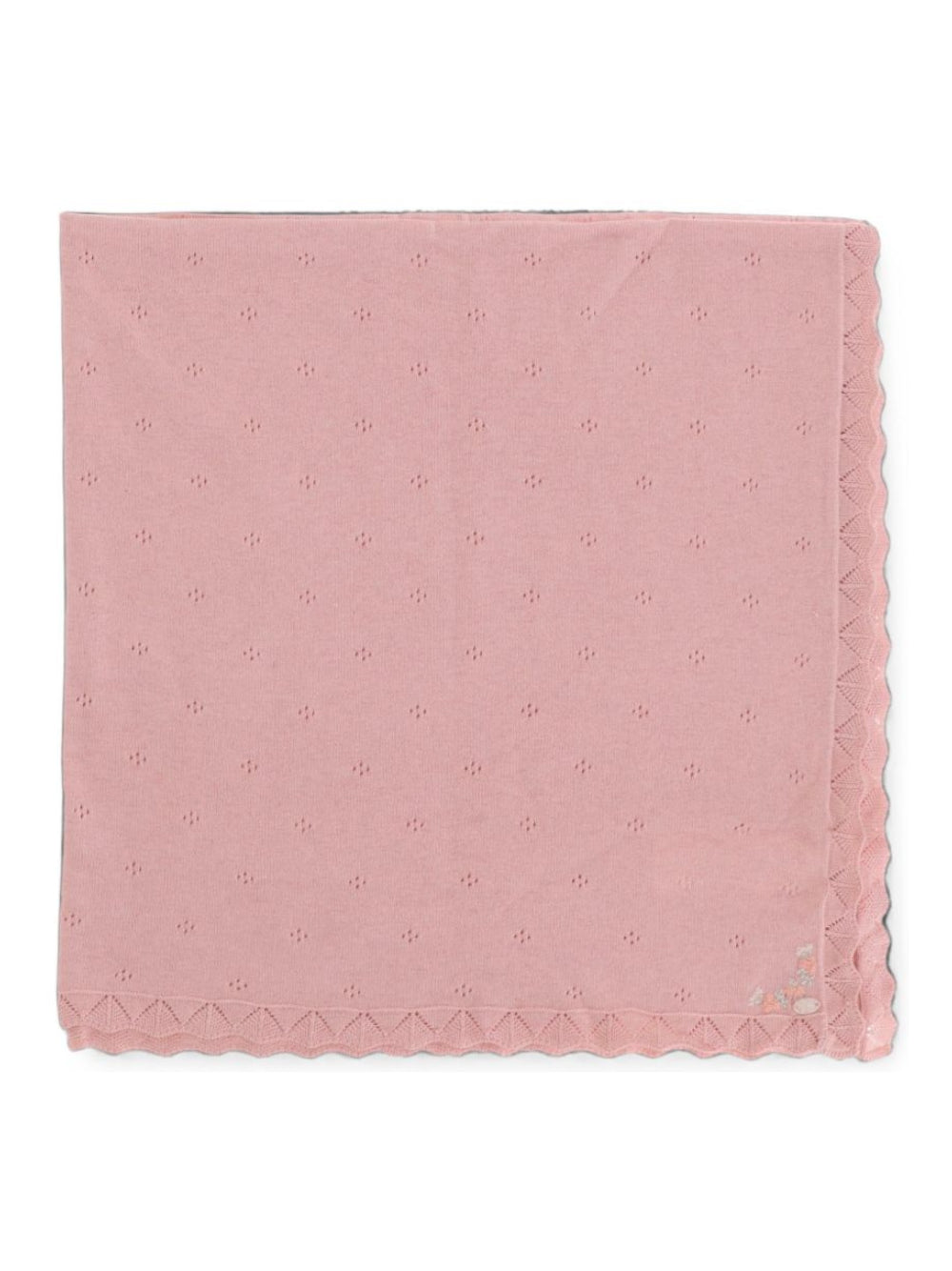 Coperta per neonata Tartine Et Chocolat Kids rosa con orlo a smerlo CD74000 32 TArtine & Chocolat KIDS 