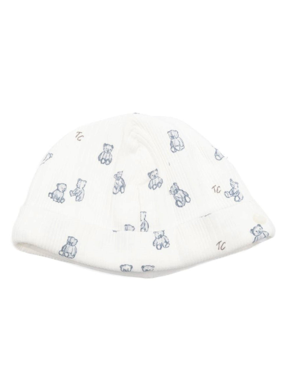 Cappello per neonati Tartine Et Chocolat Kids bianco con stampa orsetti all-over CD90030 13 TArtine & Chocolat KIDS 