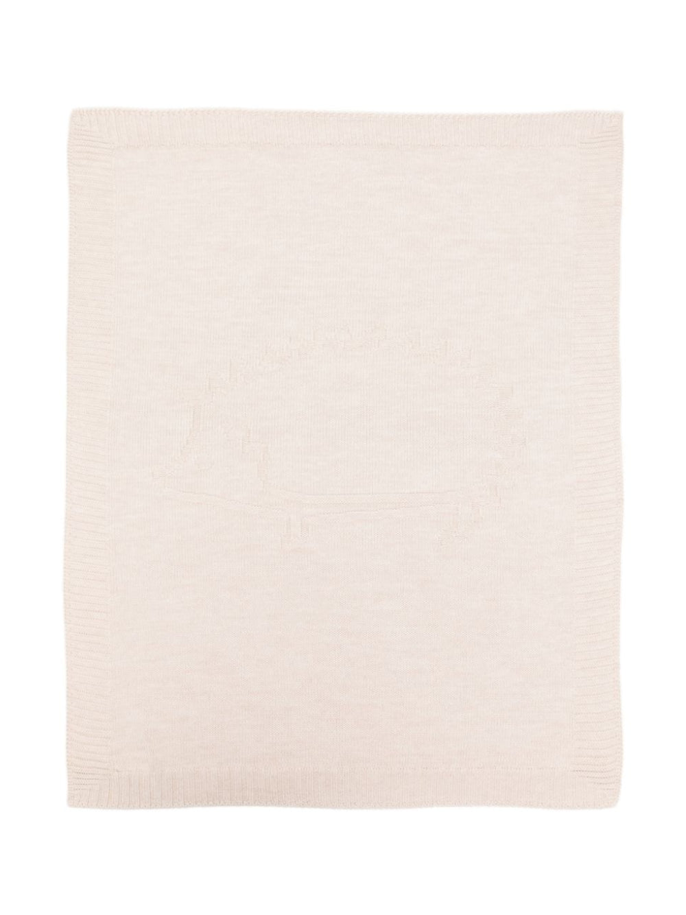 Coperta per neonati Tartine Et Chocolat beige con motivo a intarsio a riccio T60006F 61 TArtine & Chocolat KIDS 