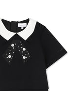 Abito per bambina The Marc Jacobs Kids nero impreziosito da cristalli W60974 09B THE MARC JACOBS KIDS 