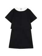 Abito per bambina The Marc Jacobs Kids nero impreziosito da cristalli W60974 09B THE MARC JACOBS KIDS 