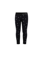 Leggins per bambina The Marc Jacobs Kids neri con applicazione fiori in rilievo W60986 09B THE MARC JACOBS KIDS 