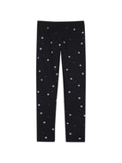 Leggins per bambina The Marc Jacobs Kids neri con applicazione fiori in rilievo W60986 09B THE MARC JACOBS KIDS 