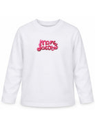 T-shirt per bambina The Marc Jacobs Kids bianca con logo sul davanti W60997 10P THE MARC JACOBS KIDS 
