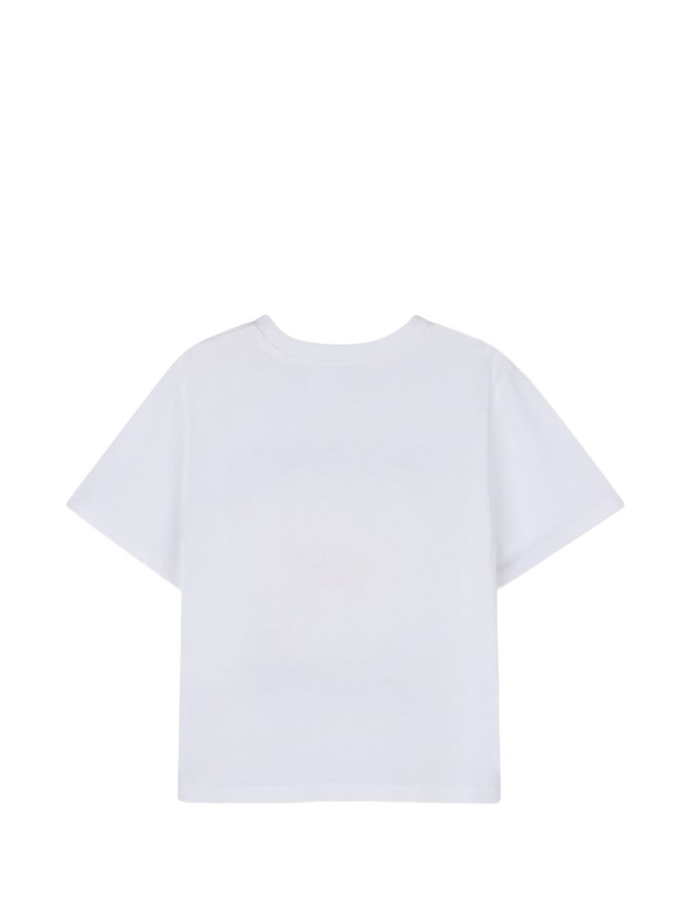 T-shirt per bambina The Marc Jacobs Kids bianca con applicazione fiore W61000 10P THE MARC JACOBS KIDS 