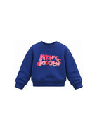 Felpa per bambina The Marc Jacobs Kids blu con logo sul davanti W61008 841 THE MARC JACOBS KIDS 