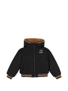 Giubbino per bambina The Marc Jacobs Kids marrone con finitura in shearling W61015 213 THE MARC JACOBS KIDS 