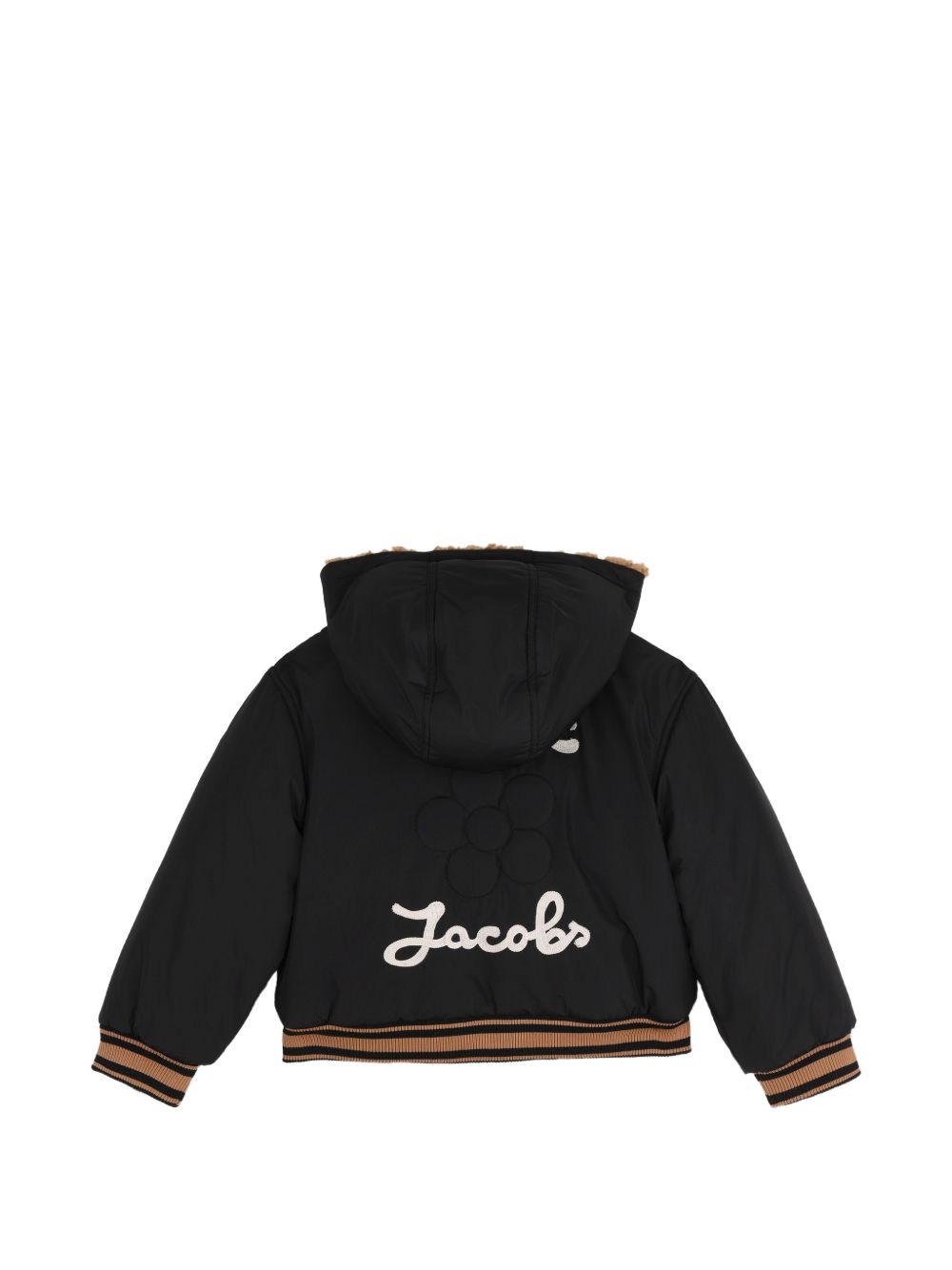 Giubbino per bambina The Marc Jacobs Kids marrone con finitura in shearling W61015 213 THE MARC JACOBS KIDS 