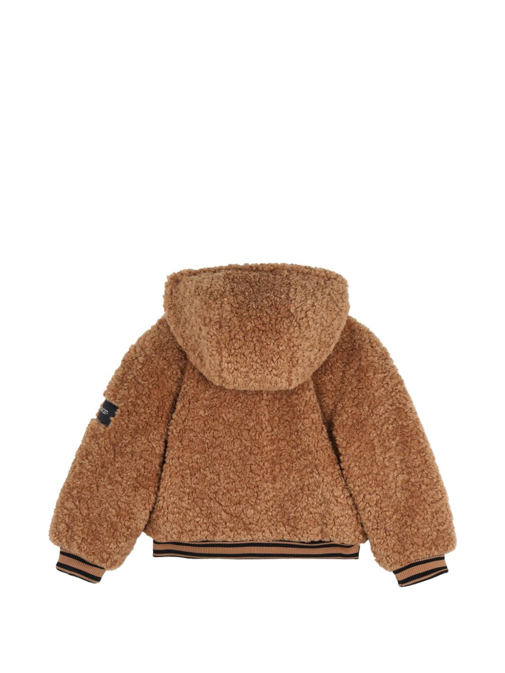 Giubbino per bambina The Marc Jacobs Kids marrone con finitura in shearling W61015 213 THE MARC JACOBS KIDS 