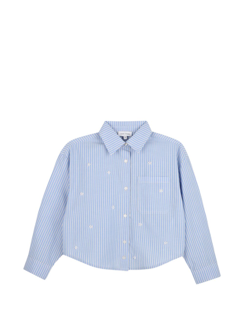 Camicia per bambina The Marc Jacobs Kids azzurra con design a righe W61017 794 THE MARC JACOBS KIDS 